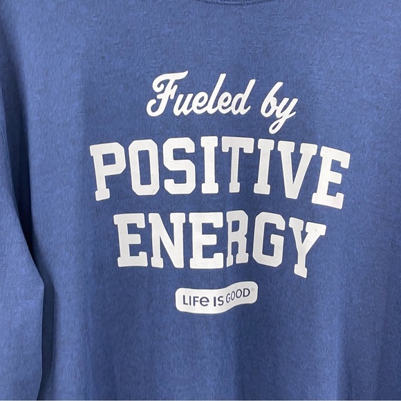 Life is Good Active Long Sleeve Positive Energy Shirt Mens L - Picture 2 of 7